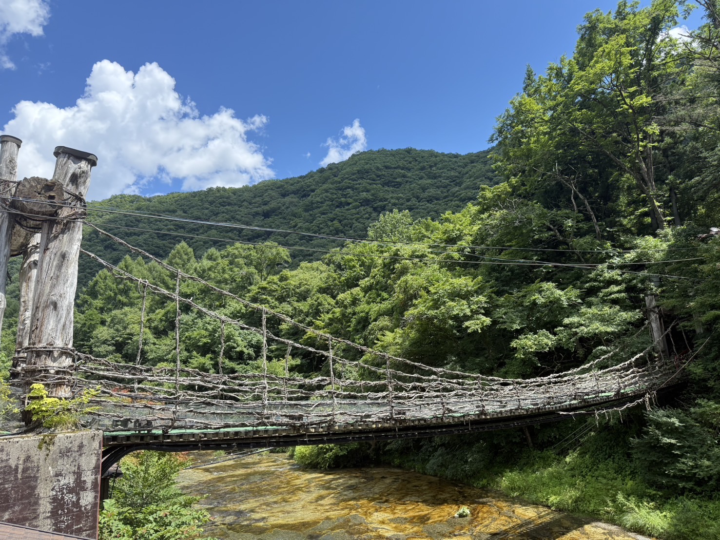 湯西川温泉　本家伴久かずら橋