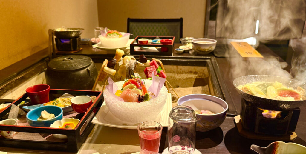 湯西川温泉本家伴久囲炉裏会席料理